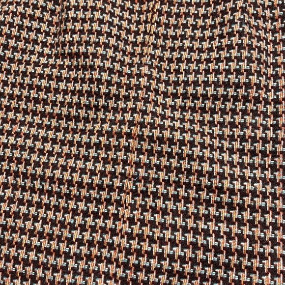 ModCloth skirt brown new 8 houndstooth Informed Ensemble Tweed With Tags Lined - Picture 5 of 11